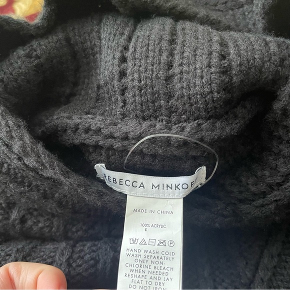 Rebecca Minkoff Poncho BLACK - Picture 5 of 9